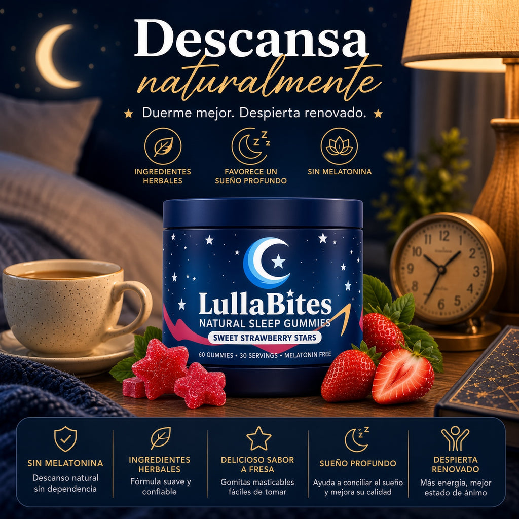 LullaBites — Gomitas que te relajan y te ayudan a dormir mejor